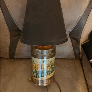 Vintage All Ranks Smoke Marcella Cigars Tin Lamp